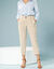 Pantalon 7/8ème fuselé, Spécial Petites (sable)