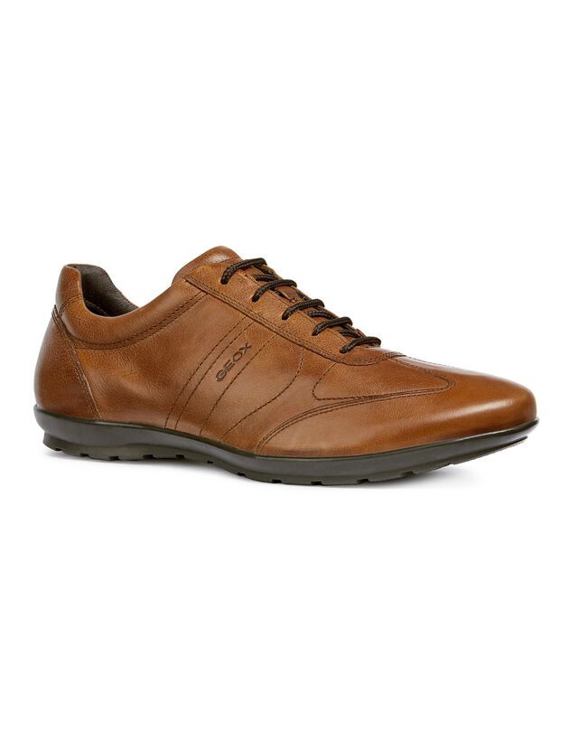 Derbies Symbol noir dessus cuir (marron)