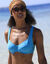 Haut de maillot de bain avec armatures Solaro - forme balconnet (turquoise)