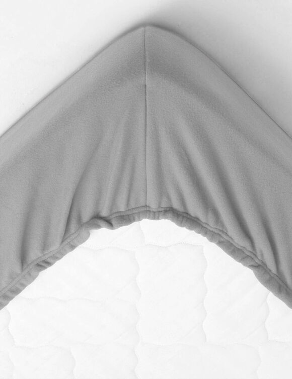 Couverture polaire mi-housse 350 g/m² (gris clair)