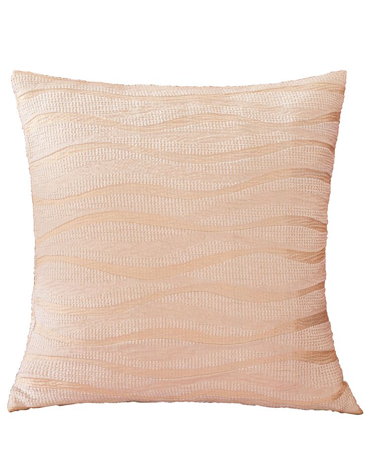 Housse coussin jacquard imprimé - lot de 2 (écru) Housse coussin jacquard imprimé - lot de 2 (écru)