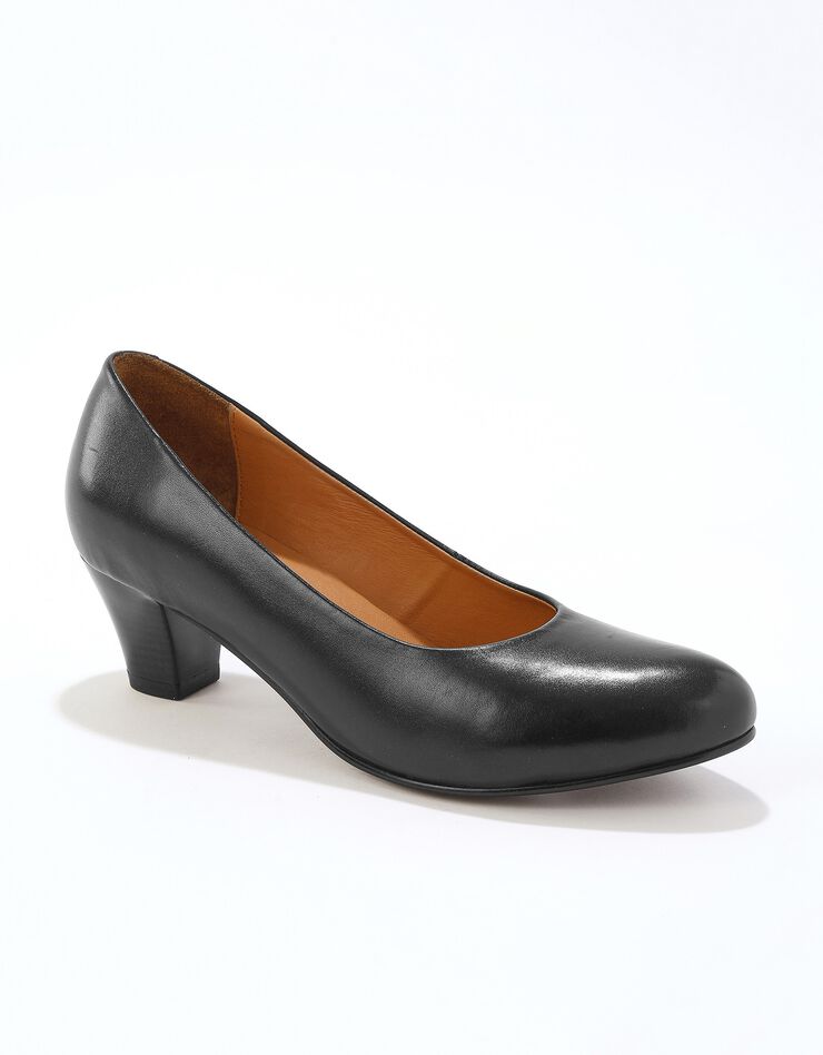 Escarpins en cuir - noir (noir)
