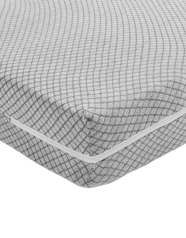Housse de protection de matelas extensible (gris)