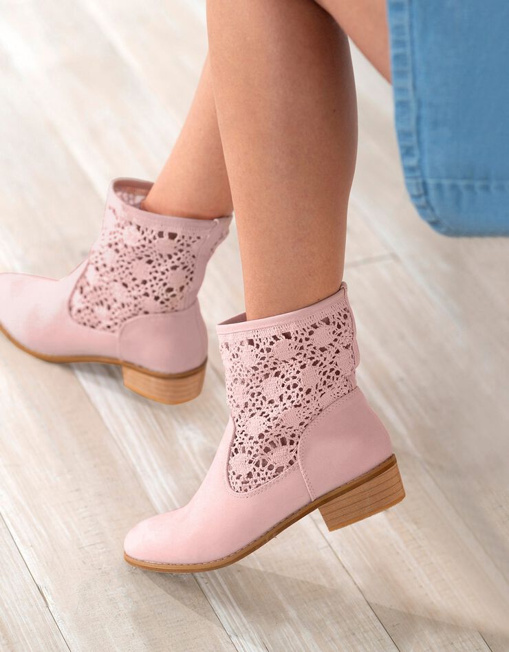 Boots macramé (rose) Boots macramé (rose)