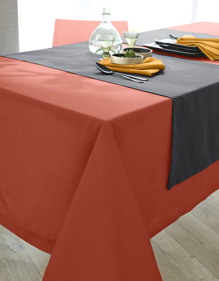 Nappe aspect lin (terracotta)