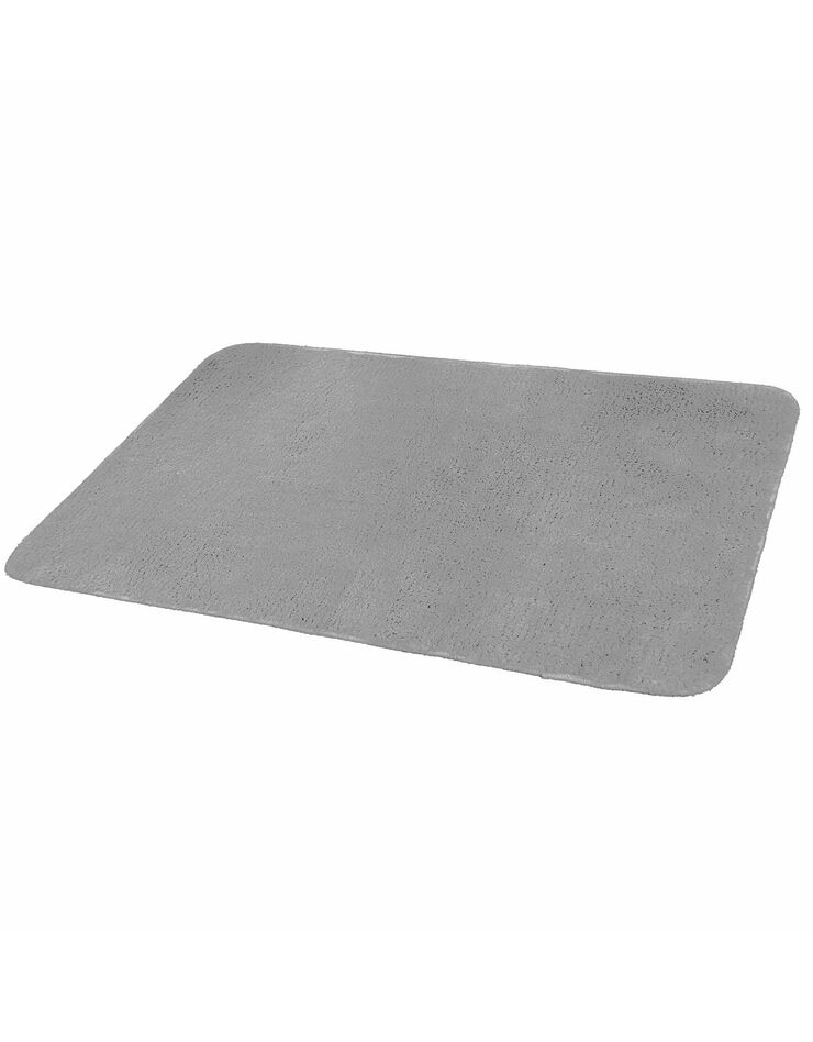 Tapis de bain poils ras en microfibre (gris clair) Tapis de bain poils ras en microfibre (gris clair)