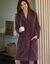 Robe de chambre maille polaire col châle - Longueur 95 cm (taupe) Robe de chambre maille polaire col châle - Longueur 95 cm (taupe)