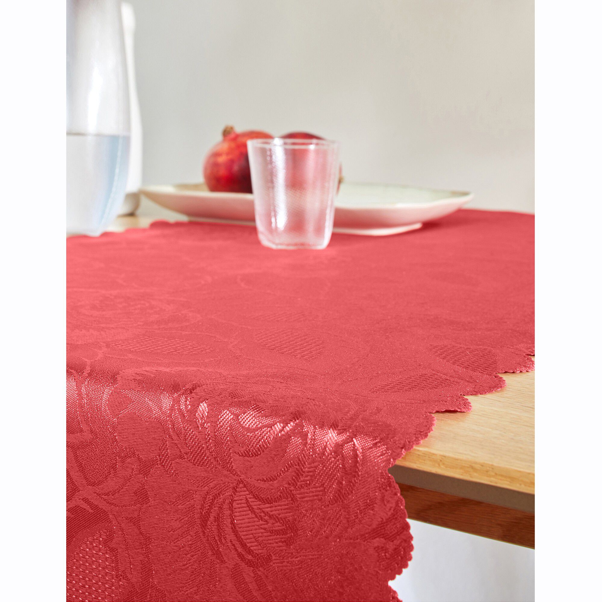 Nappe Offre White coton Le Jacquard Français - 3 dimensions