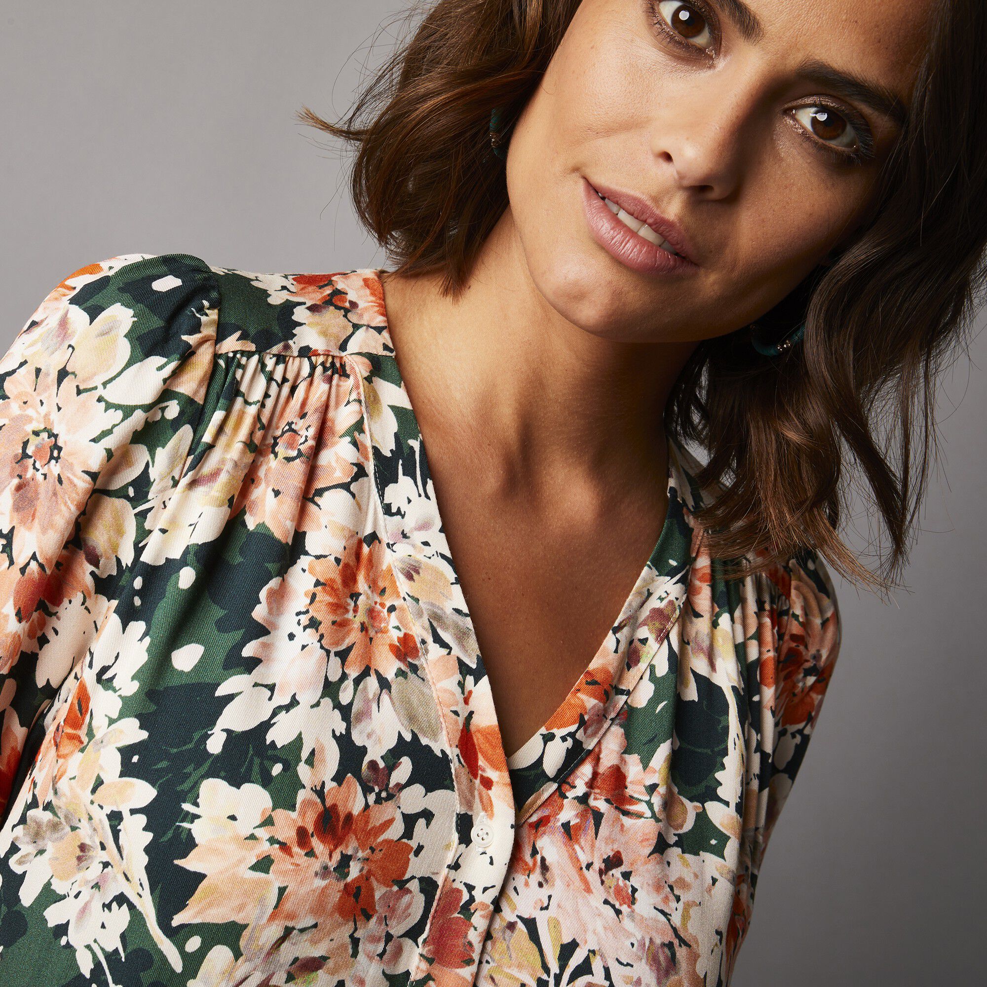 Robe verte sales blanche porte