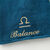 Serviettes de bain brod&eacute;es signe astrologique - 420g/m2 (balance)