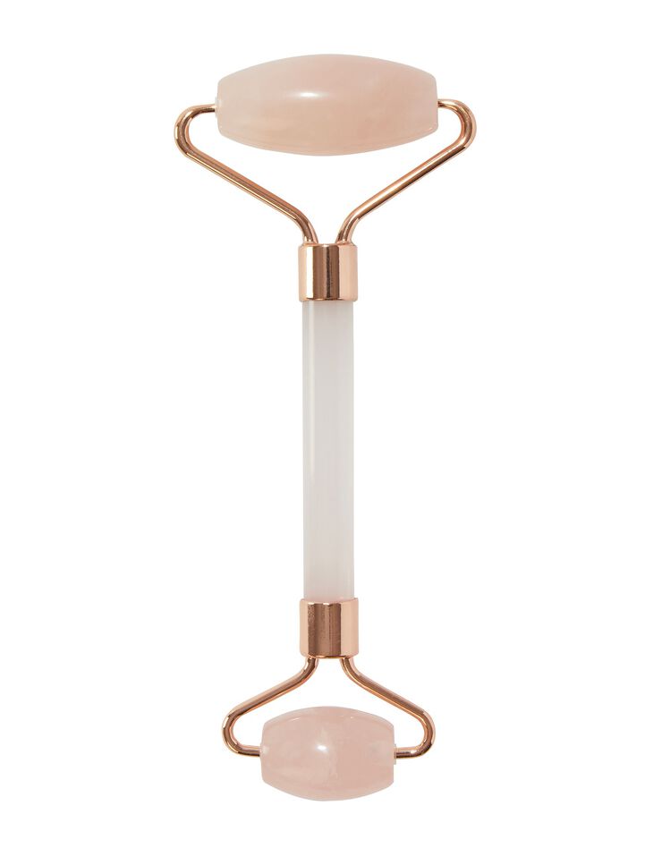 Rouleau de massage en quartz rose (quartz rose) Rouleau de massage en quartz rose (quartz rose)