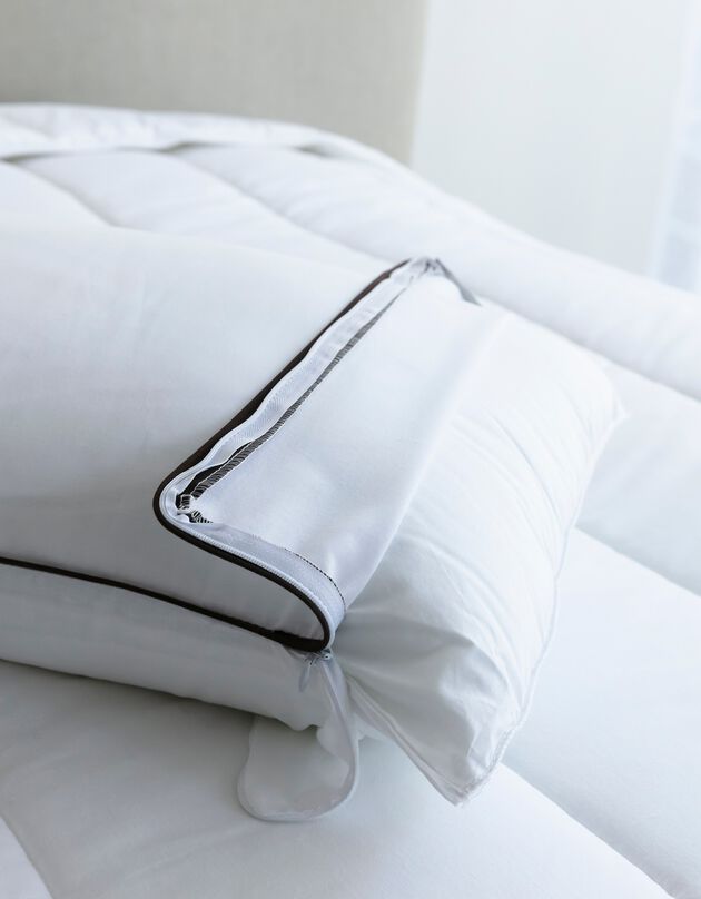 Taie oreiller pour oreiller ergonomique (blanc)
