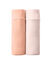 Culotte coton stretch forme midi sans &eacute;lastiques - lot de 2 (nude + p&ecirc;che)