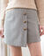 Jupe-short à carreaux (beige / chocolat)
