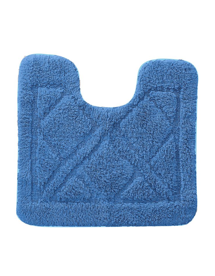 Tapis de bain losanges (bleu dur) Tapis de bain losanges (bleu dur)
