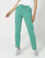 Pantalon jogging, molleton gratté (vert)