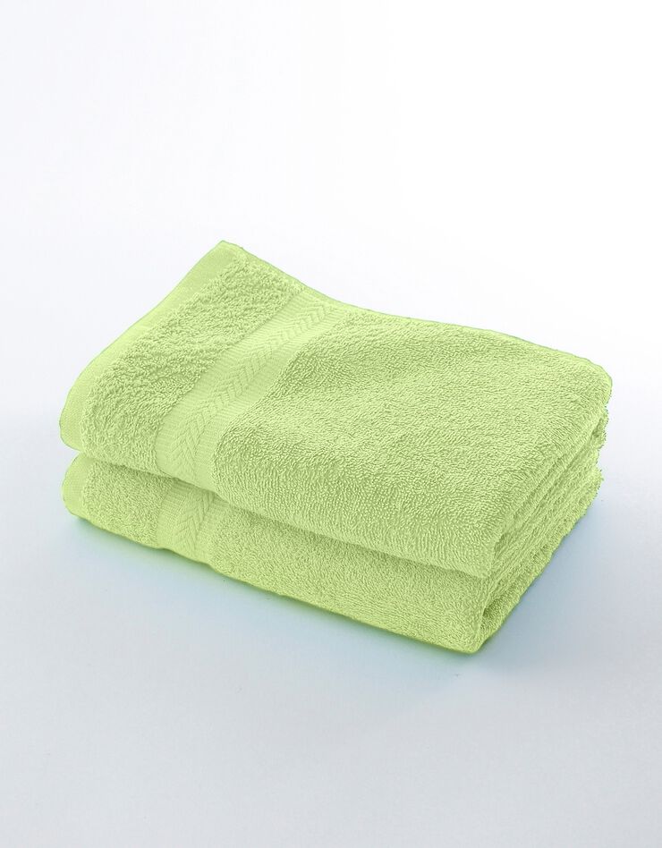 Eponge unie 420 g/m2 confort moelleux (anis)