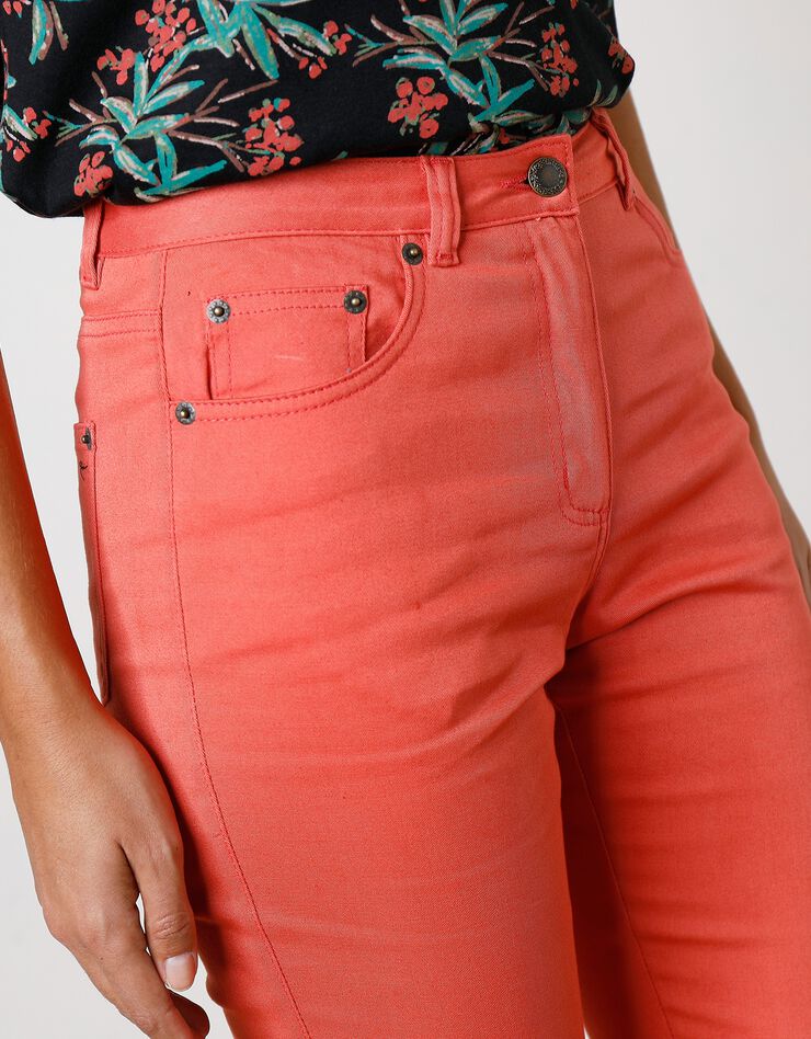 Pantalon fuselé couleur (mandarine) Pantalon fuselé couleur (mandarine)