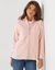 Veste polaire zippée manches longues (rose poudré)