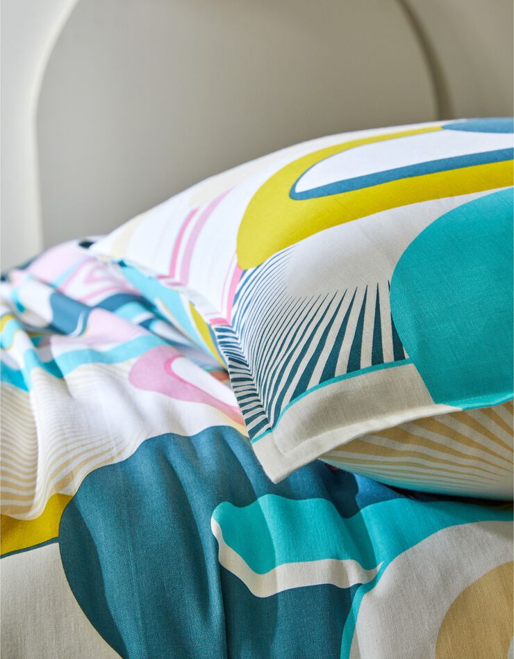 Linge de lit Arche en coton (blanc)