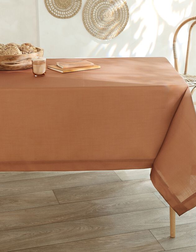 Nappe aspect lin (caramel)