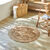 Tapis rond en jute (paille)
