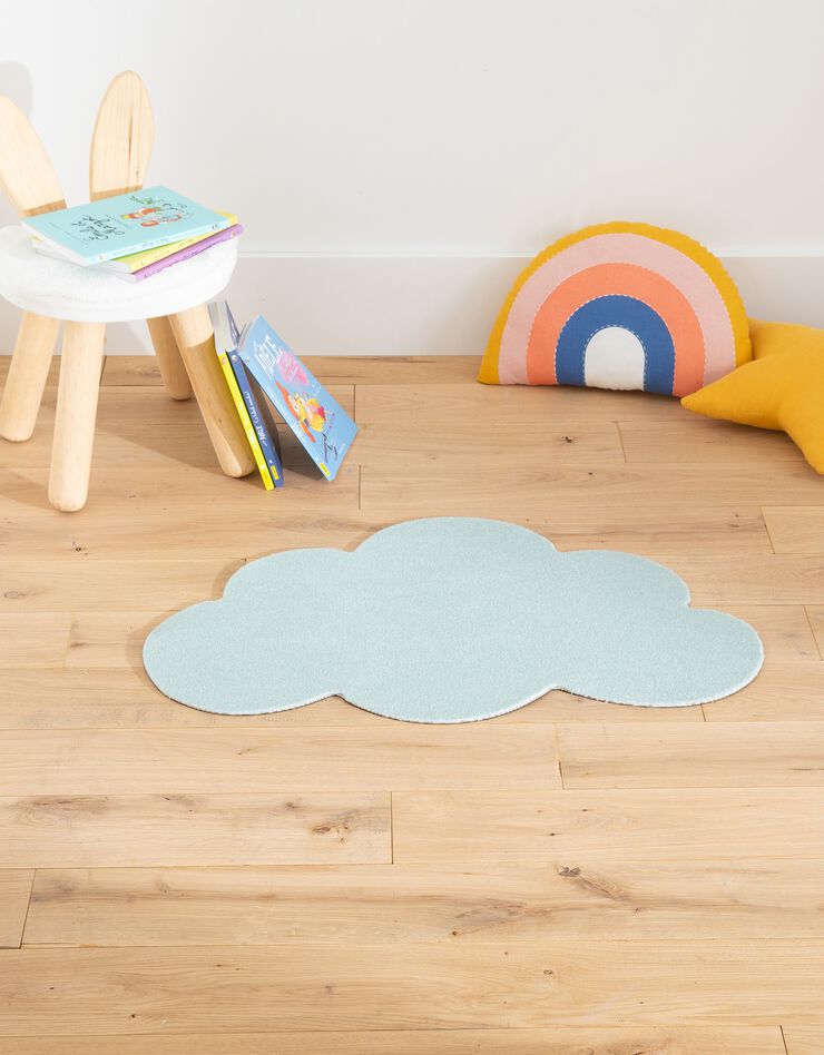 Tapis forme nuage antidérapant (vert) Tapis forme nuage antidérapant (vert)