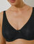 Soutien-gorge forme minimiseur en maille effet tatoo - avec armatures (noir)