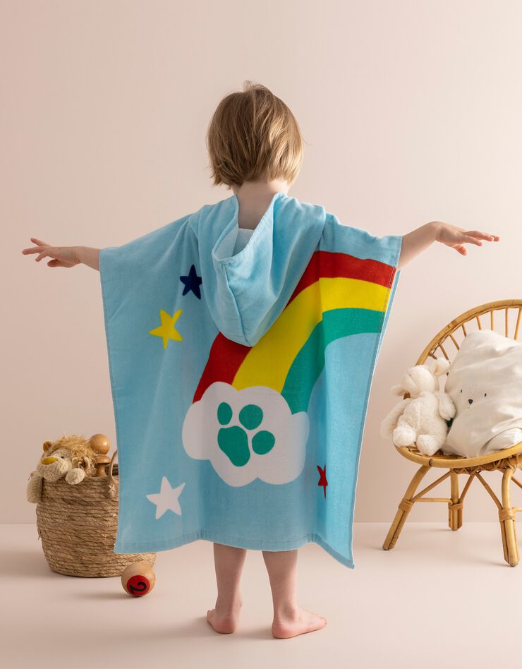 Poncho de bain enfant Pat'Patrouille® à capuche (bleu)