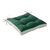 Galette de chaise bicolore - lot de 2 (vert)