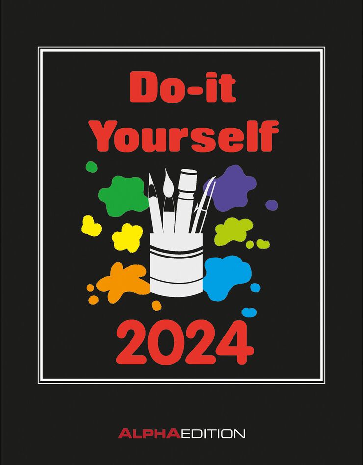 Calendrier 2024 à personnaliser (noir)