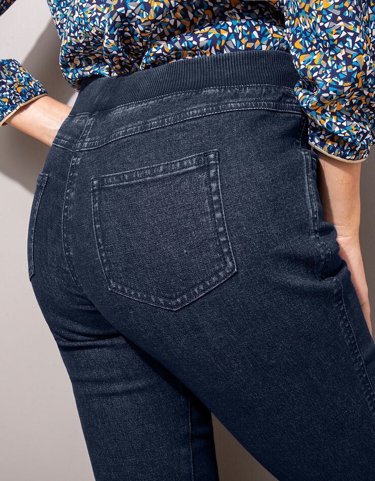 Jean coupe "boyfriend" ultra confort (dark blue) Jean coupe "boyfriend" ultra confort (dark blue)