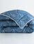 Couette coton imprimée Palmito 200 g/m² (bleu)