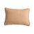 Coussin rectangulaire imprimé "oiseaux de paradis" (naturel / terracotta)