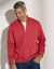 Sweat entièrement zippé uni (corail grisé)