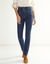 Jean droit taille haute - petite stature (brut)