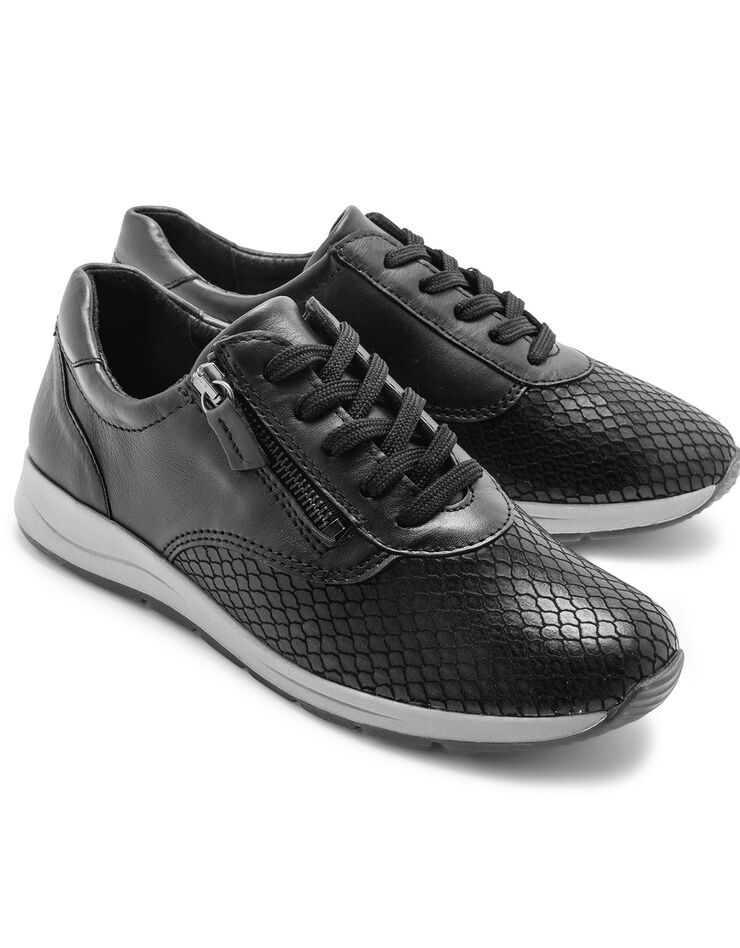 Derbies en cuir Hallux Confort femme - noir (noir) Derbies en cuir Hallux Confort femme - noir (noir)