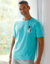 Tee-shirt pyjama manches courtes motif surf (aqua)