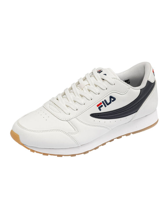 Baskets &agrave; lacets ORBIT LOW FILA&reg; (blanc / bleu)