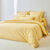 Linge de lit uni - percale de coton 72 fils/cm&sup2; (jaune p&acirc;le)
