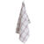 Torchons carreaux coton tissé teint - lots (ficelle + rouge)