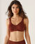 Soutien-gorge moulé invisible microfibre  - avec armatures (chocolat)