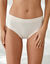 Culotte coton stretch forme midi sans &eacute;lastiques - lot de 2 (nude + p&ecirc;che)