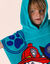 Poncho de bain enfant Pat'Patrouille&reg; &eacute;ponge et velours coton - 320g/m2 (&eacute;meraude)