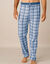Pantalon pyjama bas droits - lot de 2 (carreaux bleu / carreaux gris)