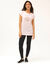 T-shirt col rond imprim&eacute; plac&eacute; (rose p&acirc;le)