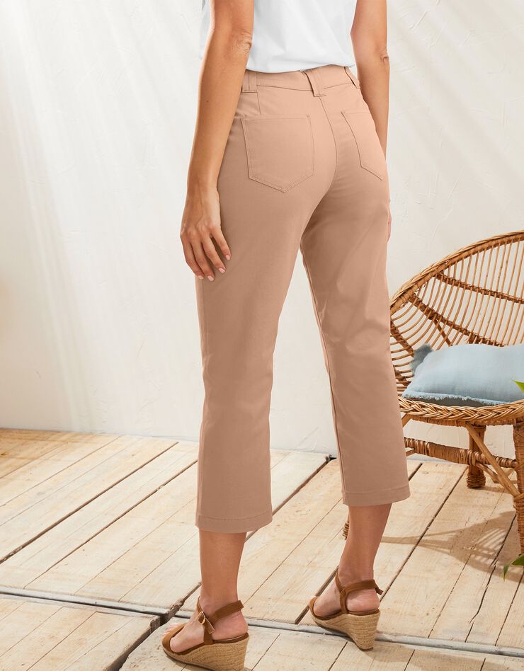 Pantacourt droit stretch (noisette) Pantacourt droit stretch (noisette)