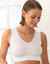 Brassi&egrave;re invisible microfibre stretch sans coutures - lot de 3 (noir + blanc + peau)