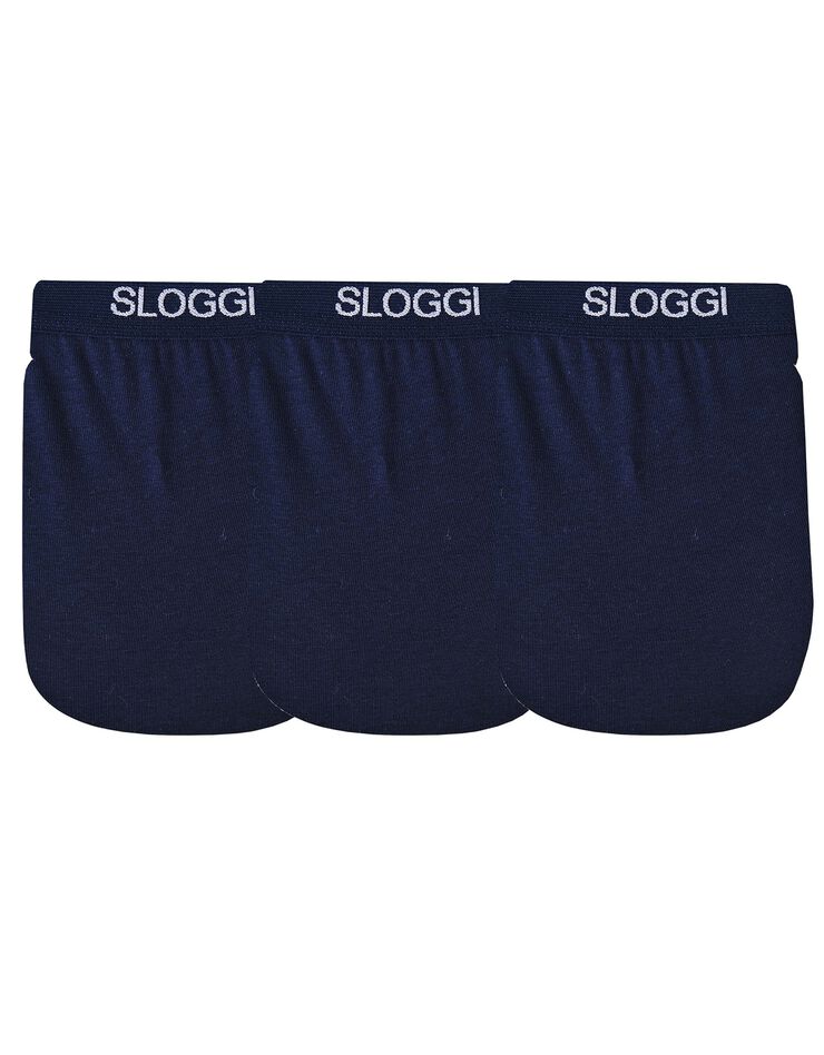 Slip ouvert maxi - lot de 3 (marine) Slip ouvert maxi - lot de 3 (marine)