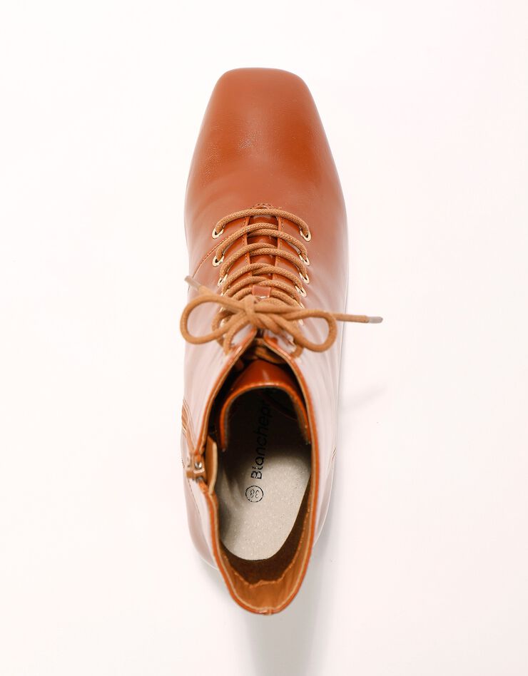 Bottines lacées à talon - caramel (caramel) Bottines lacées à talon - caramel (caramel)